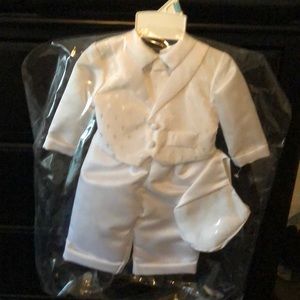 Baby boy christening set